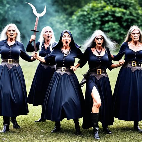 Army of malevolent witches